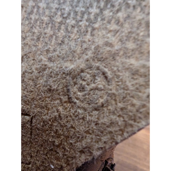 Natural Reflections Women's Ankle Boots Brown Faux Leather Perforated Size 8 1/2 - Picture 8 of 8